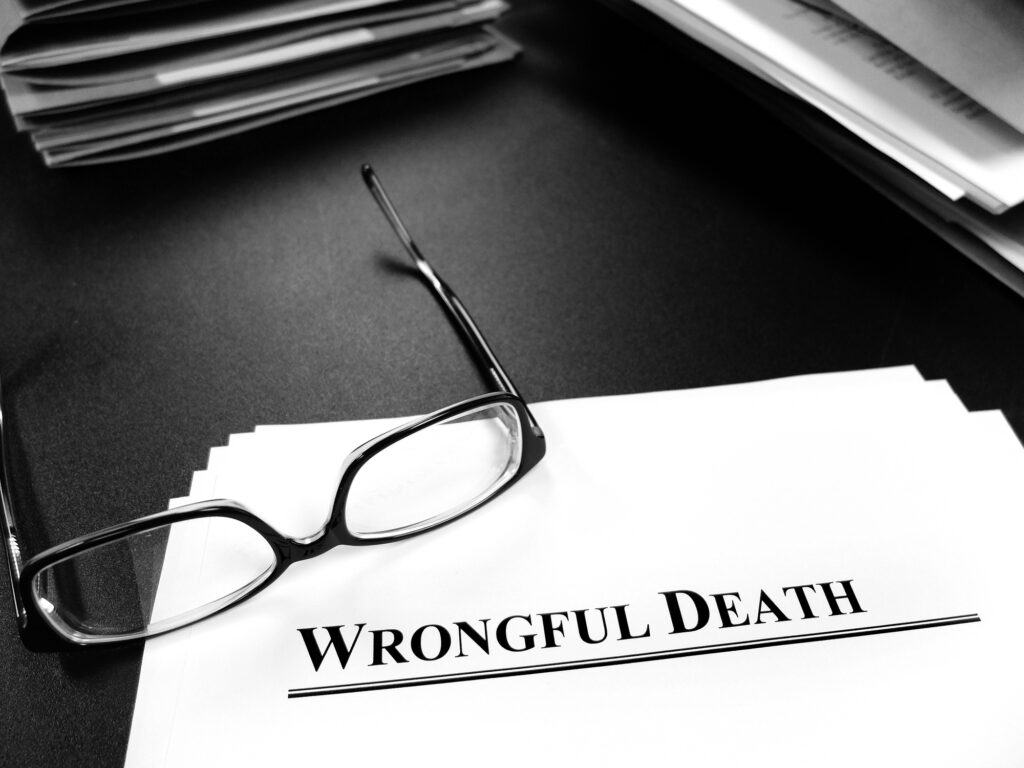 wrongful death lawsuit paperwork